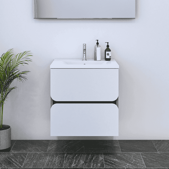 Azurro 2S 60 Floating Bathroom Vanity (24" Width)