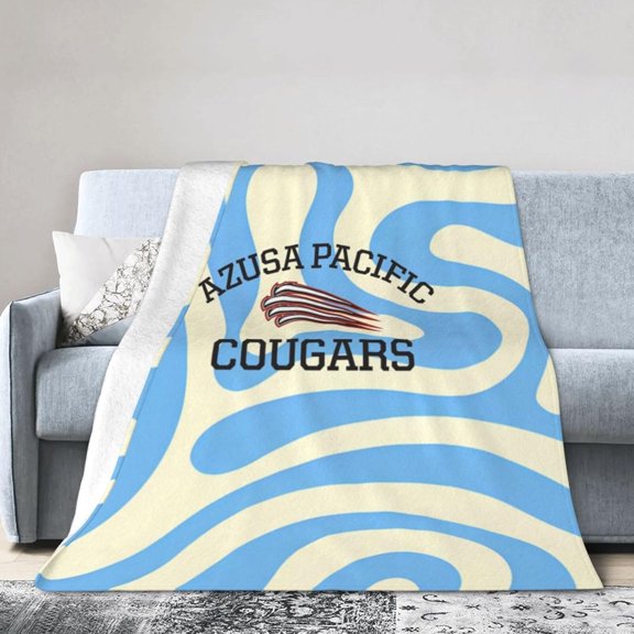 Azusa Pacific University Logo Ultra-Soft Micro Fleece Blanket Soft Comfortable Flannel Blanket Available for Bed Couch Living Room