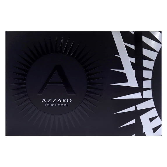 Azzaro Azzaro , 3 Pc Gift Set 1oz EDT Spray, 1.7oz Hair and Body Shampoo, Pouch