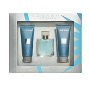 Azzaro Chrome Cologne Gift Set for Men, 3 Pieces