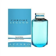 Azzaro Chrome Legend Eau de Toilette, Cologne for Men, 4.2 Oz