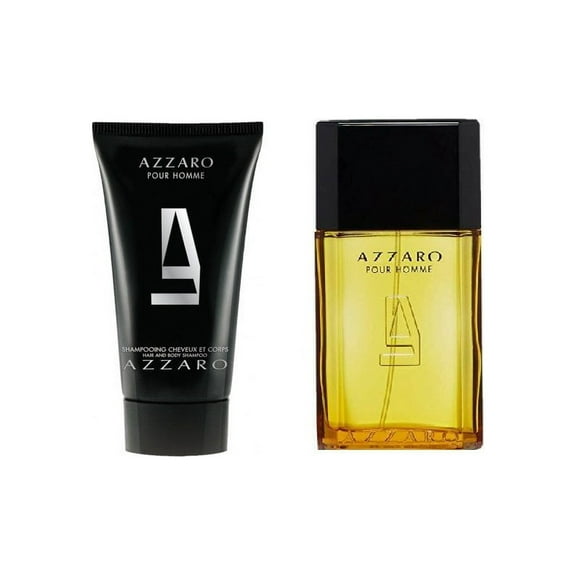 Azzaro Homme 1.7 oz EDT mens cologne spray+ 1.7 shampoo Set NIB