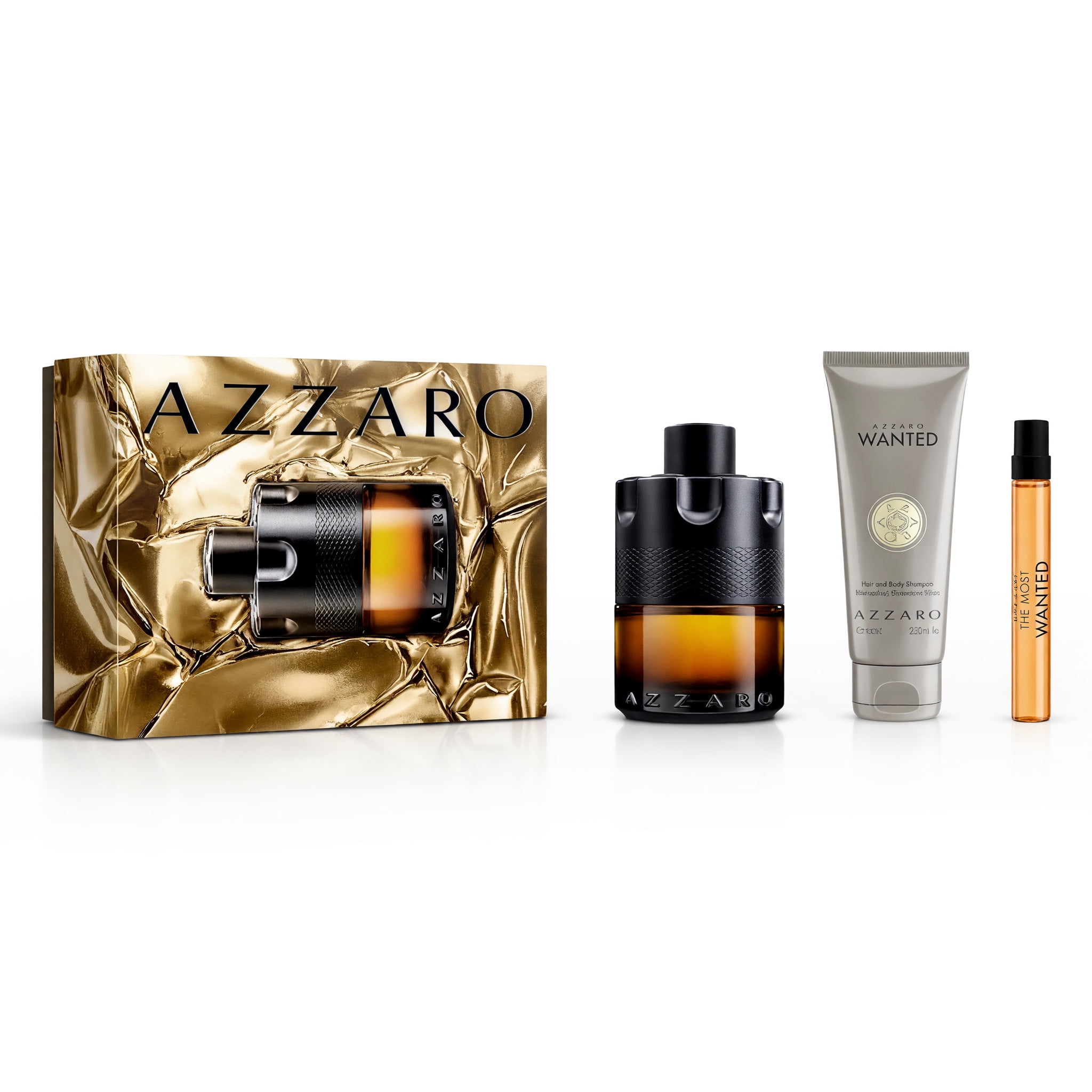 Azzaro The Most Wanted by Azzaro, 3 Piece Set for Men - Walmart.com