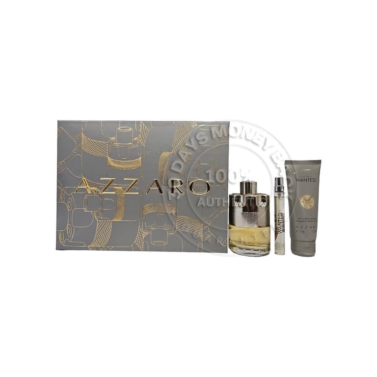 Azzaro Wanted Eau de Toilette, Fragrance Cologne Gift Set for Men