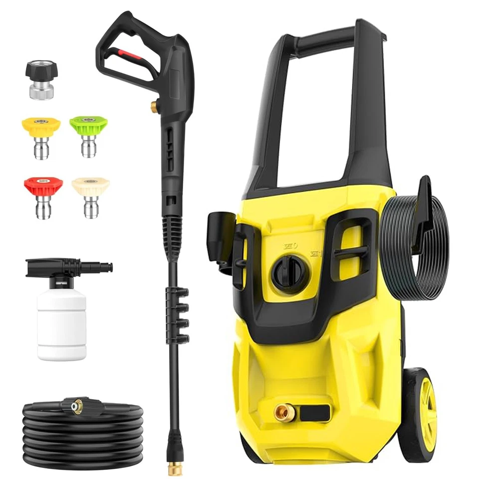 Azzunox Portable 4300 PSI Electric High-Pressure Washer 2.8 GPM Power ...