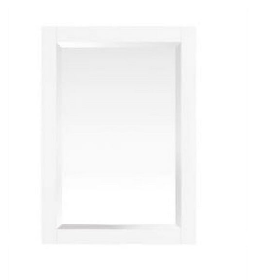 Azzuri Riley-M24 Riley 24" W X 32" H Rectangular Framed Bathroom Wall Mirror - White