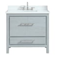 thumbnail image 1 of Azzuri RILEY-VS37-SSG Riley 37" Single Vanity Set - Sea Salt Gray, 1 of 7