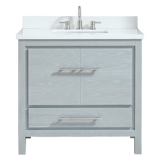 Azzuri RILEY-VS37-SSG Riley 37" Single Vanity Set - Sea Salt Gray