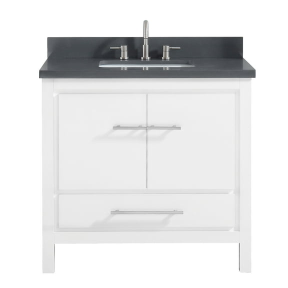 Azzuri RILEY-VS37-WT Riley 37" Single Vanity Set - White