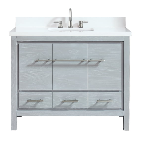 Azzuri RILEY-VS43-SSG Riley 43" Single Vanity Set - Sea Salt Gray