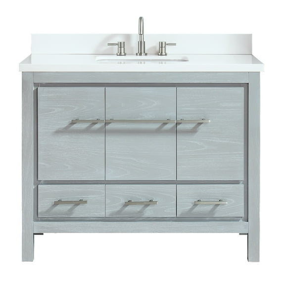 Azzuri Riley-Vs43 Riley 43" Single Vanity Set - Sea Salt Gray