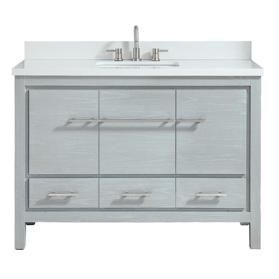 Azzuri Riley-Vs49 Riley 49" Single Vanity Set - Sea Salt Gray