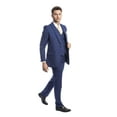 thumbnail image 1 of Azzuro Men's 3-Piece Suit Set with Jacket, Vest, and Dress Pants, 1 of 1