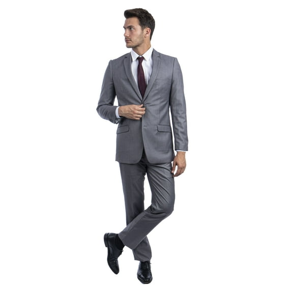 Azzuro Men's 3-Piece Suit Set with Jacket, Vest, and Dress Pants