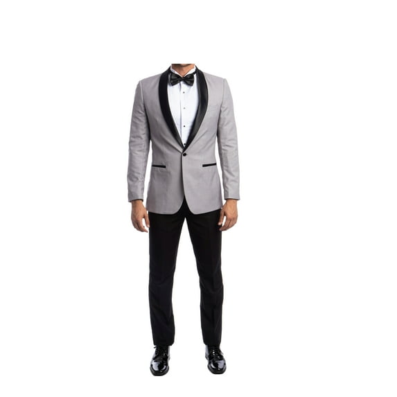 Azzuro Mens Tuxedo, Shawl Collar Tuxedo Set with Tuxedo and Tuxedo Pants