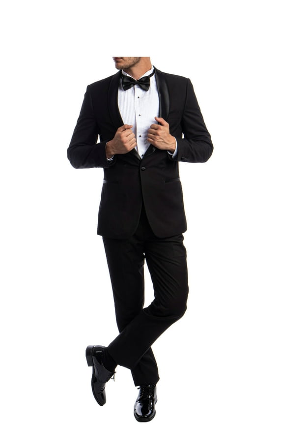 Mens Tuxedo, Shawl Collar Tuxedo Set with Tuxedo and Tuxedo Pants