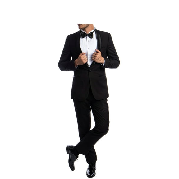 Azzuro Mens Tuxedo, Shawl Collar Tuxedo Set with Tuxedo and Tuxedo Pants