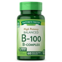 B-100 Complex Vitamin | 60 Capsules | by Nature's Truth