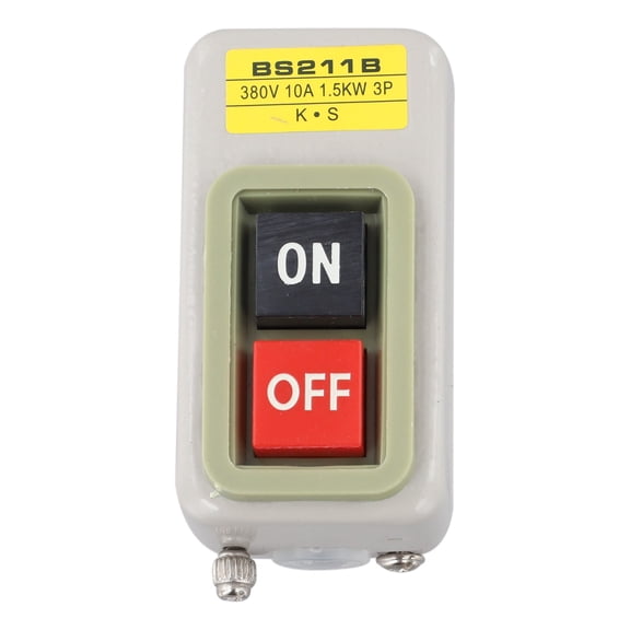 B 11 B 16 B 30 380V 10A Latching Push Button Switch Gray