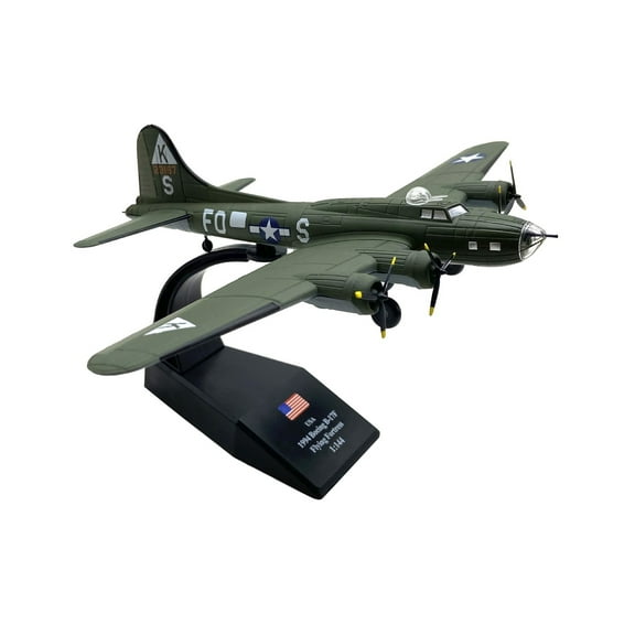 B-17 Bomber Fighter Model Fighter Attack Plane Diecast Military Model 1/144 Scale Static Display Toys