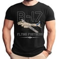 thumbnail image 1 of B-17 Los Lobos Flying Fortress Adult T-Shirt-Small, 1 of 1