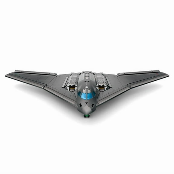 General Jim's Toys & Bricks Stealth Bomber Military Building Blocks, Collector Model - 1163 Pieces