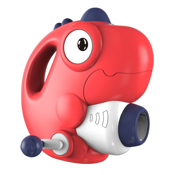B 2026 Dinosaur Ball Blaster Hand Rotating With Soft Elastic Balls Target Shield Shooting Game Toy