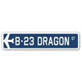 thumbnail image 1 of B-23 Dragon Street Sign Air Force Aircraft Military | Indoor/Outdoor | 30" Wide, 1 of 1