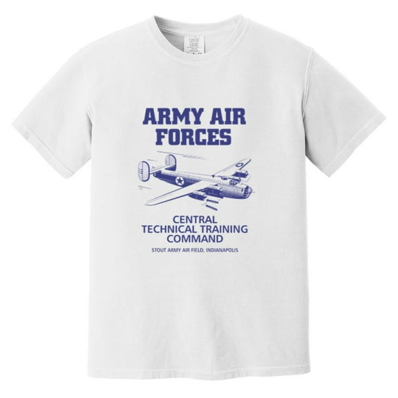 B-24 Central Technical Training Command WWII Vet Comfort Color T-Shirt, Unisex, up to size 4XL