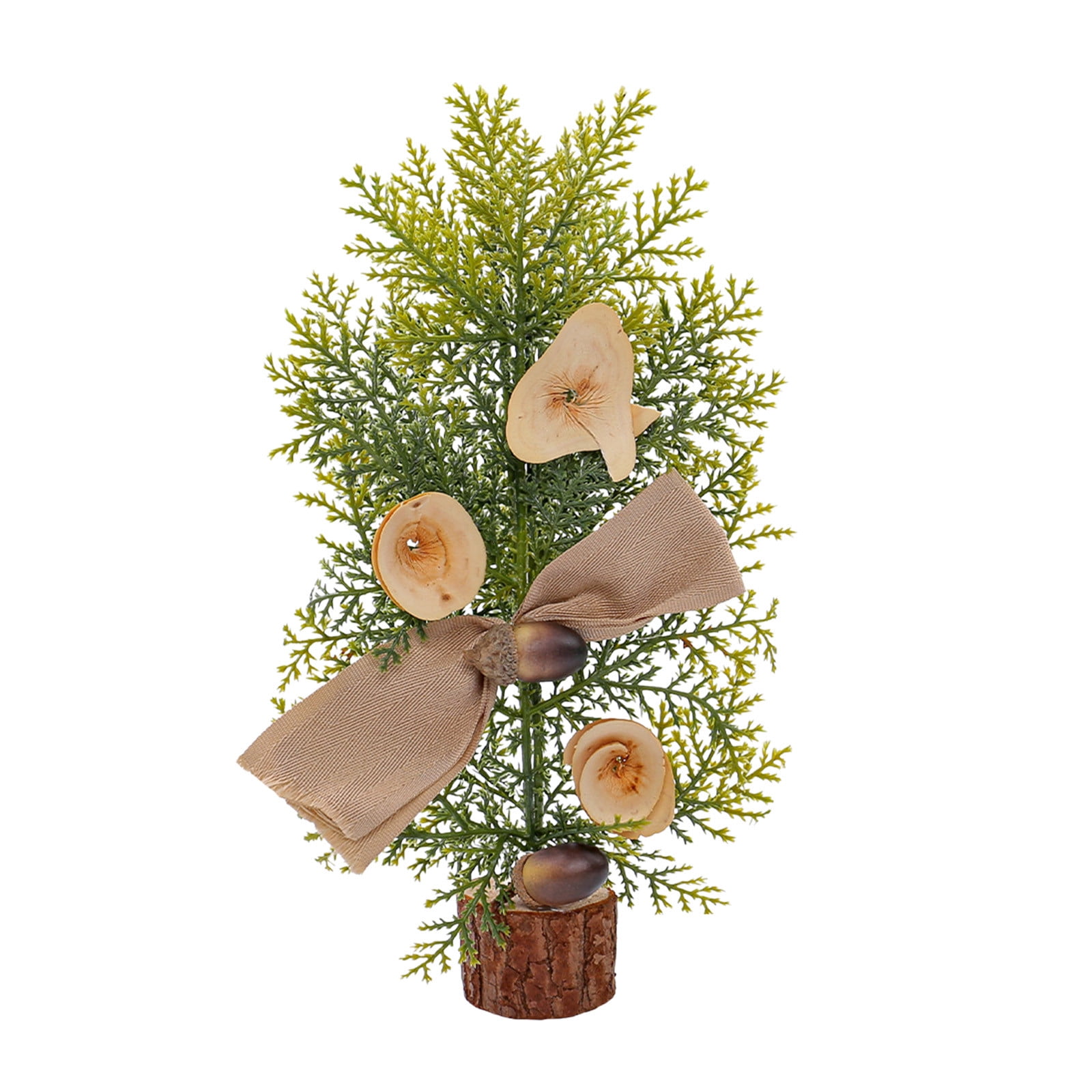 B 26Cm Mini Festive Tree With Mixed Decorations For Compact Display ...