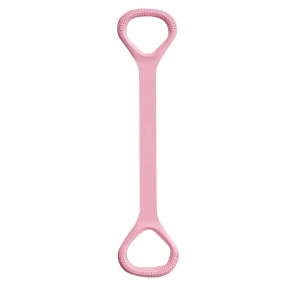 B-280 Pink Elastic Pull Rope For Shoulder Neck Stretching With High Tensile Strength And Portable Use #N4324
