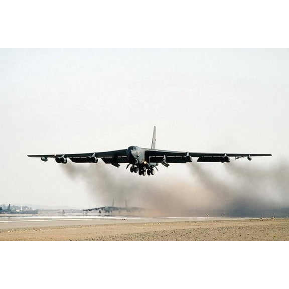 B-52G / B-52 Bomber - 12x18 Inch Laminated Aviation Poster - Stunning Detail and Bold Colors