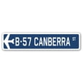 thumbnail image 1 of B-57 Canberra Street Sign Air Force Aircraft Military | Indoor/Outdoor | 36" Wide, 1 of 1