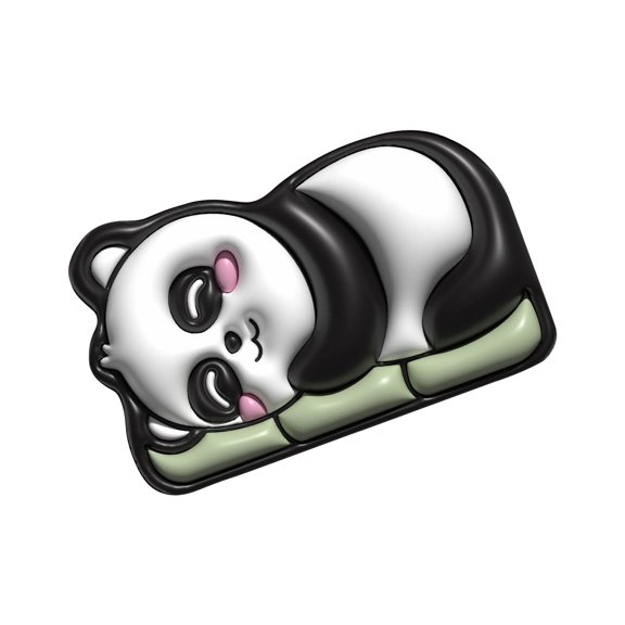 B 5D Non Slip Absorbent Bath Mat 40X60Cm For Bathroom Floor Entrance Mat Quick Drying With Panda Design