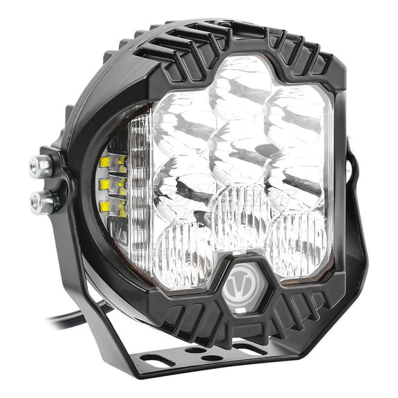 B 7 Inch Round Headlight White Jeep Led Cree 90w