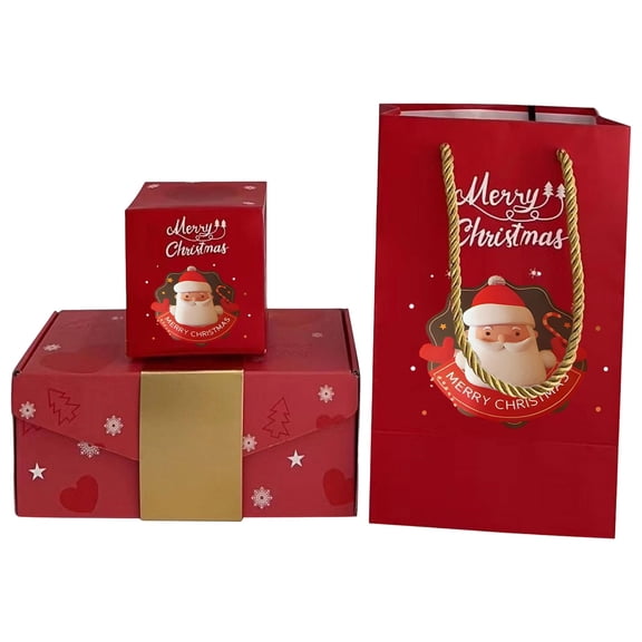 B 7-Piece Surprise Jump Box Gift Set With Elastic Bands & Gift Bag, Romantic Birthday Proposal Christmas Present, Fun Pop Up Unboxing Surprise