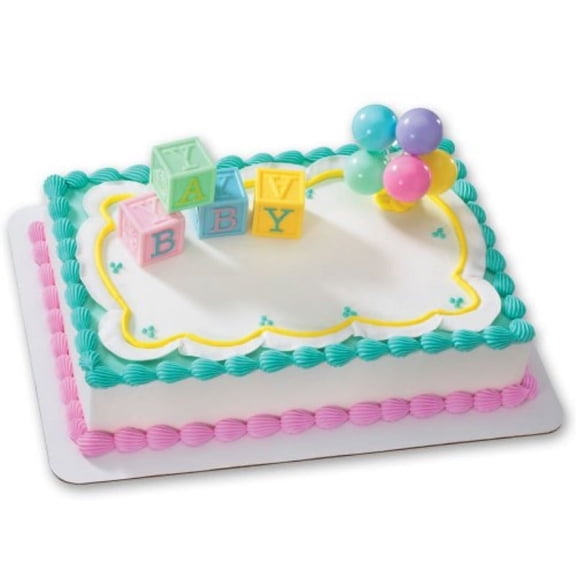 B-A-B-Y Blocks DecoSet Cake Decoration by DecoPac