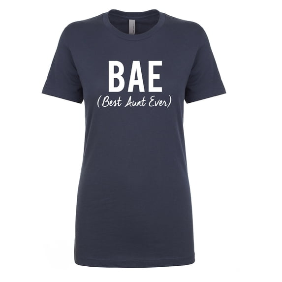 B.A.E. (Best Aunt Ever) Womens crewneck tee
