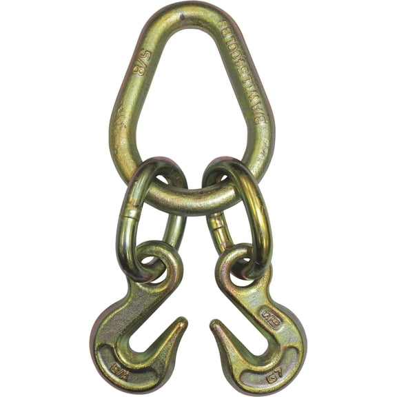 B/A Pear Link with 5/16in. Grab hooks, 4700-Lb. Safe Working Load, 2ft.L x 8in.W, Model# N711-8E