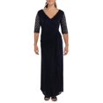 thumbnail image 1 of B&A by Betsy and Adam Womens Plus Lace Embellished Evening Dress, 1 of 1