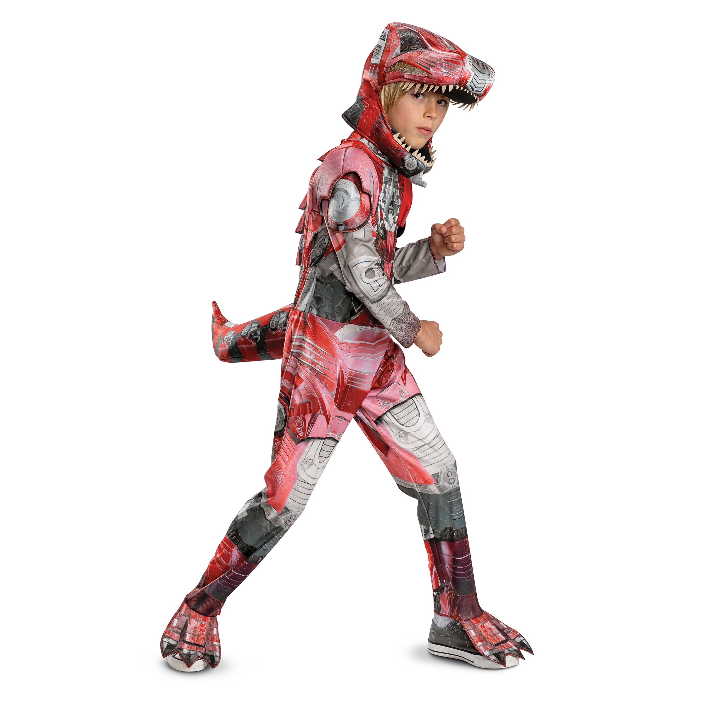Armorsaurs Ajax T-Rex Halloween Costume for Children, Boys Size L (10/12), by Disguise