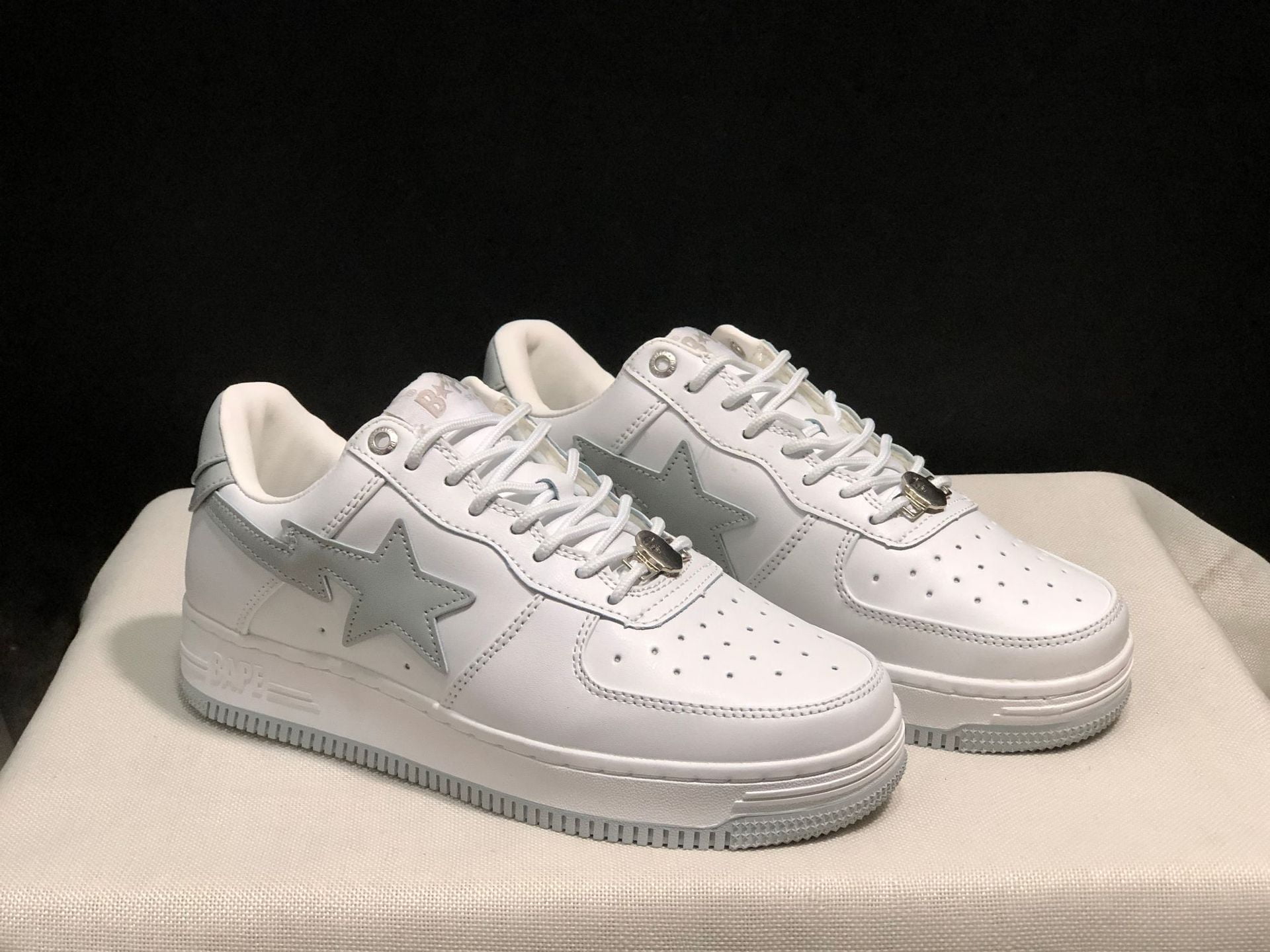 BAPE men's and women's low top board shoes, STA suede sneakers