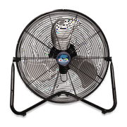 B-Air Firtana 20" High Velocity Electric Garage Floor Fan for Industrial and Home Use with 3-Speeds and Tilt Adjustable Fan Head, SAFF-20, Black