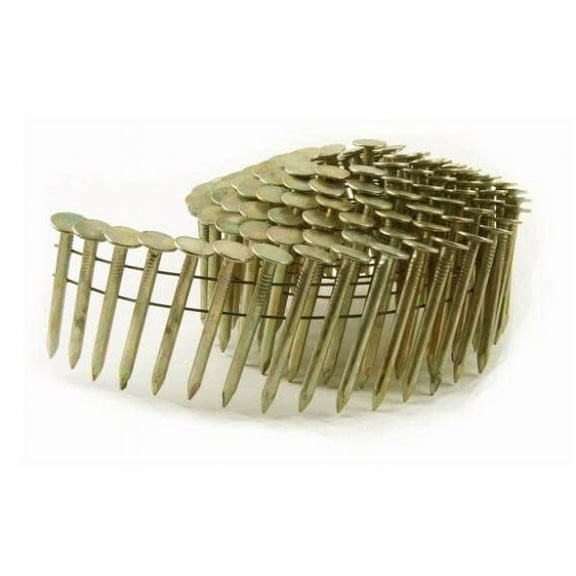 B And C Eagle (7.2M) 1-3/4 Inch 15 Degree Galvanized Wire Coil Roofing Nails 7200/box