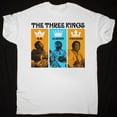 B.B. ALBERT FREDDIE Three Kings TShirt Short Sleeve Cotton White S to