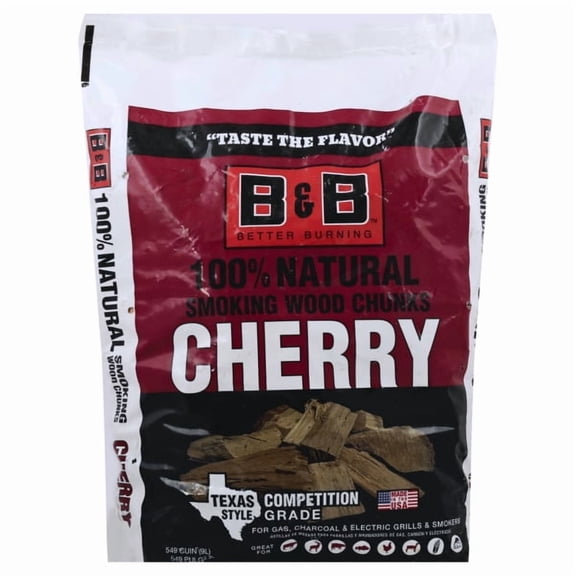 B&B Charcoal Cherry Wood Smoking Chunks 549 cu. in.