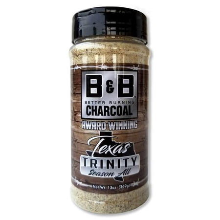 B&B Charcoal 13 oz Texas Trinity Seasoning Rub