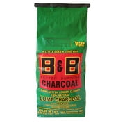 B&B Charcoal 20 Pound Hickory Lump Charcoal