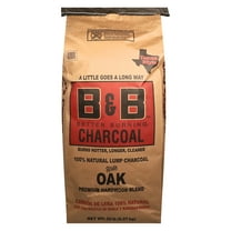 B&B Charcoal 20 Pound Oak Lump Charcoal