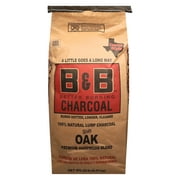 B&B Charcoal 20 Pound Oak Lump Charcoal